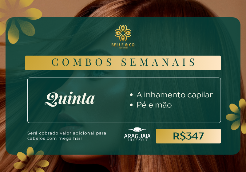 Combo Quinta – Belle & Co Araguaia Shopping